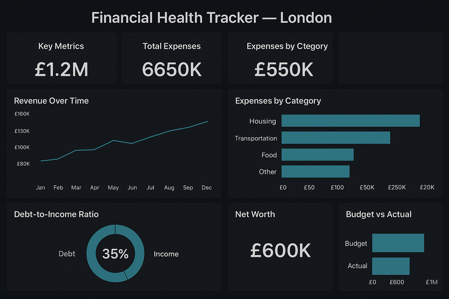 Global Financial Dashboard